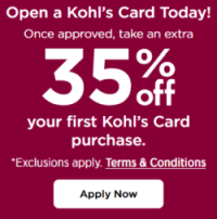 Get a Kohls Credit Card